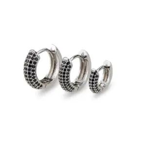 Large Platinum Black Zirconium