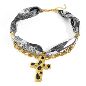 Length 42+5cm-black