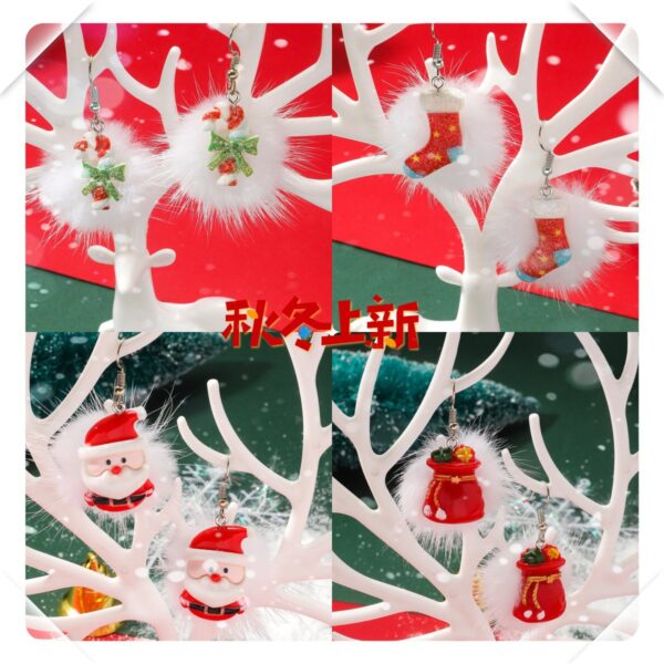 Wholesale Christmas Series Cute Cartoon Earrings