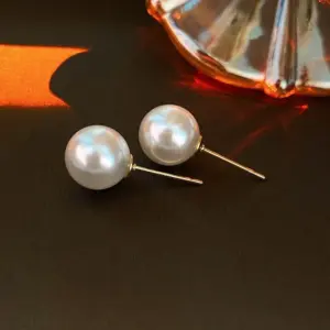 Silver Needle-Imitation Pearl 10mm