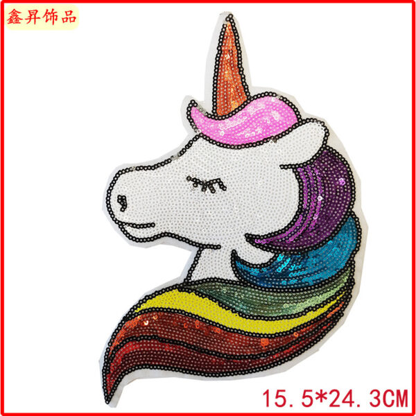 oly-3bc1a8ab20bfafa3653c7b32cd7993f4 Wholesale Cross-Border Clothing Accessories, Sequin Embroidery, Clothing Accessories, Numbers, Letters, Sequin Embroidery, Cloth Patches, Factory Direct Supply