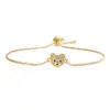 Wholesale Cute Commute Animal Copper Plating Inlay Zircon 18k Gold Plated Bracelets