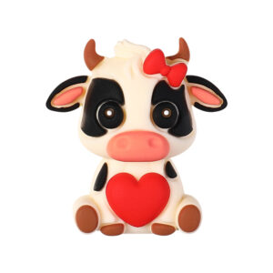3D Heart-Shaped Cow