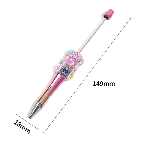 oly-3bc6985fddc89c9d0b610e3d3cc89865 Wholesale Flower DIY Beaded Pen Fashion Bead Pen