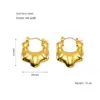 Wholesale 1 Pair Basic Modern Style Classic Style Geometric Heart Shape Eye Plating 304 Stainless Steel Hoop Earrings