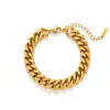 Wholesale Simple Style Geometric Solid Color Stainless Steel Plating Chain Bracelets