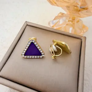 Diamond-encrusted Purple Triangle