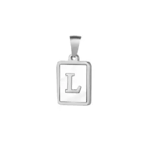 Silver / Letter L without Chain