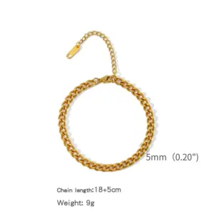 Zhslg14 (NK Two-Side Bracelet) / 18K Vacuum Vapor Plating