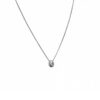 Wholesale Zhengheng S925 Sterling Silver Small Silver Bean Clavicle Chain Necklace for Women K-Style Accessible Luxury Niche Design 2025 New Popular