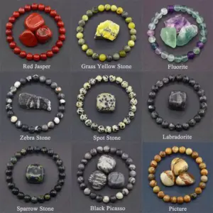 Wholesale Simple Style Classic Style Round Agate Bracelets In Bulk