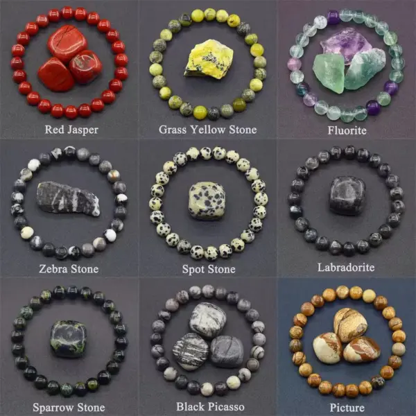 Wholesale Simple Style Classic Style Round Agate Bracelets In Bulk