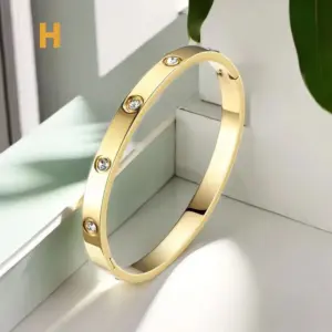 Full Light KJ Gold Bracelet