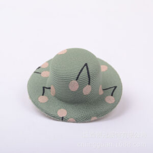 Retro printed cherry korean green