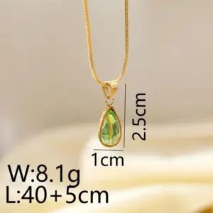 Golden-Green Water Drops