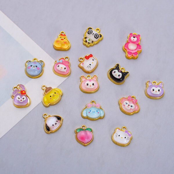 Wholesale Cute cartoon diy beaded accessories Pendant Charms