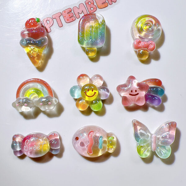 oly-3c3a96feba5926414cc95abc0c885e33 Wholesale Resin accessories DIY accessories cream glue hair accessories