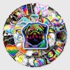 Wholesale 50 colorful cartoon graffiti personalized diy stickers scooter laptop luggage decorative stickers
