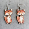 Wholesale Cute animal raccoon sloth fox fun earrings