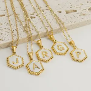 Wholesale Fashion Letter Titanium Steel Plating Pendant Necklace 1 Piece