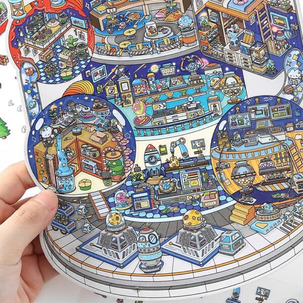 Wholesale Insteel. Me2.5D Super Size Landscape Sticker My Cabin Third Bomb Cabin Creative Landscape Sticker