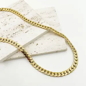 Wholesale Jewelry Fashion Geometric 304 Stainless Steel 14K Gold Plated Plating Stainless Steel Necklaces