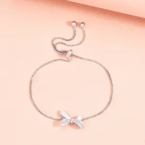 Bow Bracelet (White Gold Color)