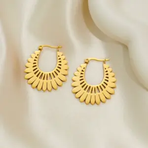 Hollow-out Decorative Earrings