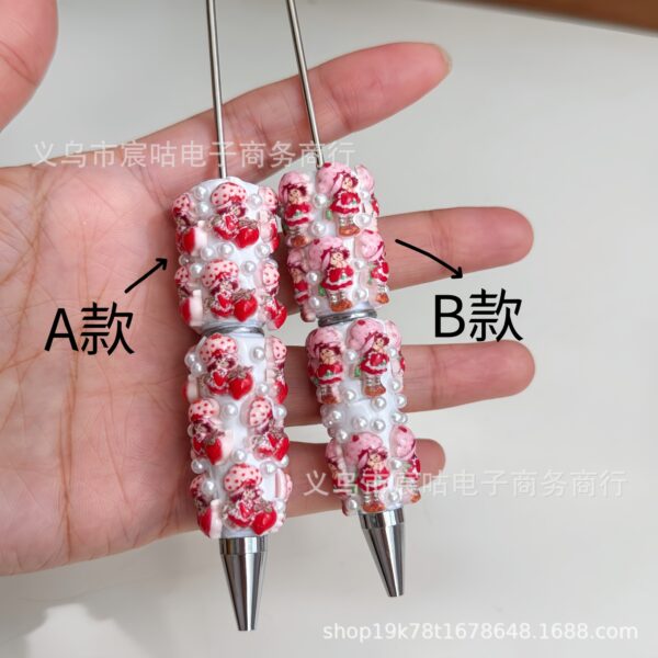 oly-3c9b7b7e97753ed0dff43b50021c77dd Wholesale Cute cartoon girl pearl and diamond beaded necklace