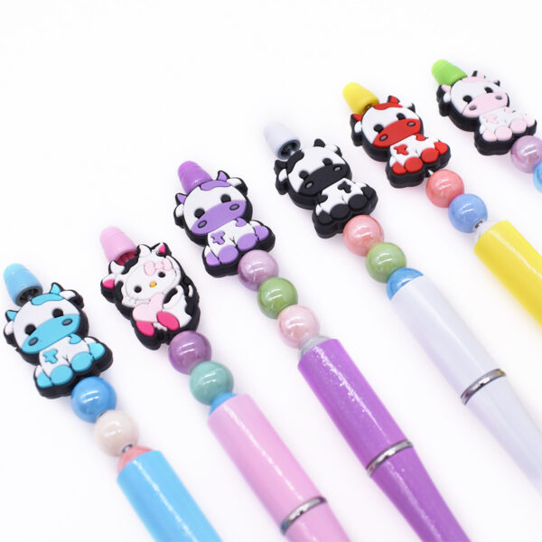 Wholesale DIY Creative Cartoon Cow Pen Beads
