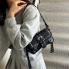 Wholesale Hot Girl Rivet Personalized Shoulder Bag Underarm Baguette Women's Bag