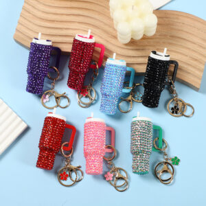 Wholesale Cross-border mini ice bar key chain new key chain pendant mother's day key chain can put lipstick backpack pendant