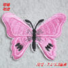 Wholesale Butterfly cartoon embroidery patch hot stamping