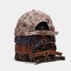 Wholesale Hat Women's Autumn and Winter ins Cashew Flower Floor Hat European and American Retro Fashion Yuppie Hat Men's Trendy Melon Hat Beret
