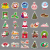 Wholesale 102 pcs/pack Christmas Cartoon Graffiti Holiday Theme Sticker