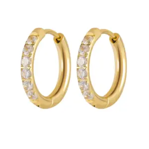 2.5 * 12mm Gold (a Pair)