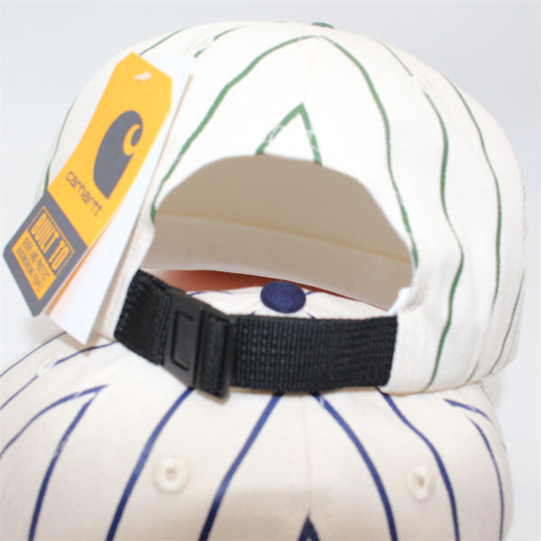 Wholesale Striped Splicing Baseball Cap for Men and Women, Retro American Style Flat Brim Soft Top Cap, Cross-Border Contrasting Color Five Pieces