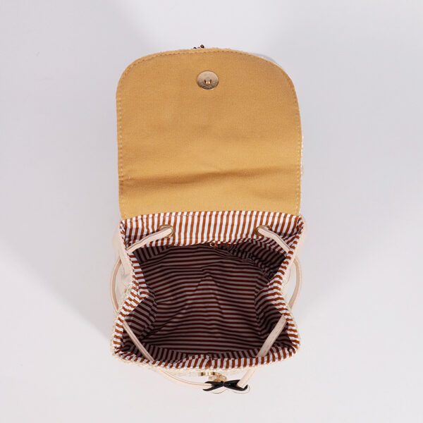 Wholesale Vintage straw backpack