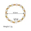 PVD Coated Real Gold Plated 18K Gold Geometric 304 Stainless Steel Elegant Cute Streetwear Waterproof Non Tarnish 304 Stainless Steel Bracelets