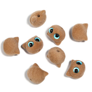 Light brown - blue eyes / 16x19mm
