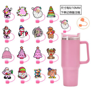 Wholesale Random 100pcs Christmas Series Decorative Straw Cap