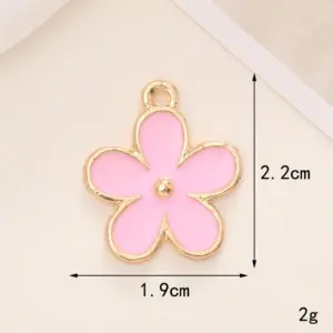 D1346 Hot Glue Flowers (Pink) / Diy Ornament