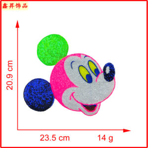 Heated melt glue*color*mouse head*21*24cm