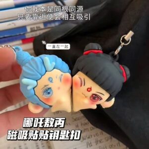 Nezha magnetic keychain (1 pair)