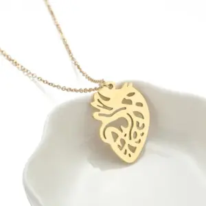 Heart Necklace / Gold