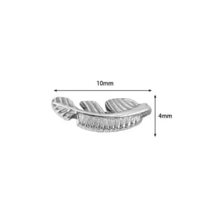Leaf Silver / 1.2x8mm M0.9