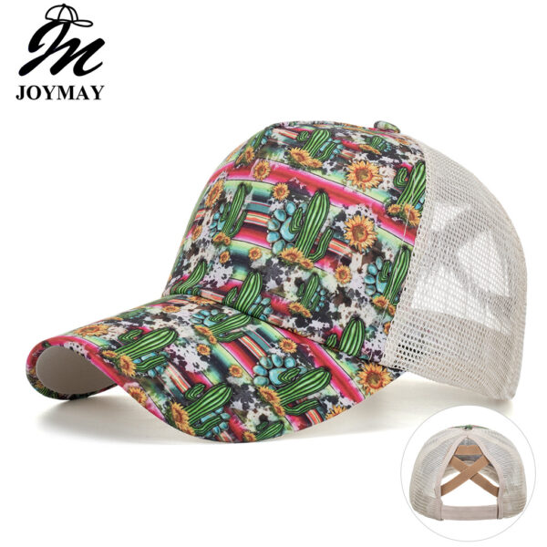 Wholesale Cross-border AliExpress Amazon ebay new Cactus cross-bar net cap baseball cap sun hat B1020