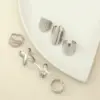 Wholesale Jewelry Classic Style Geometric 304 Stainless Steel Plating Open Rings