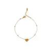 Wholesale Fashion Heart Shape Titanium Steel Plating Women's Anklet