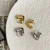 Wholesale 1 Pair Simple Style Heart Shape Plating Copper Earrings